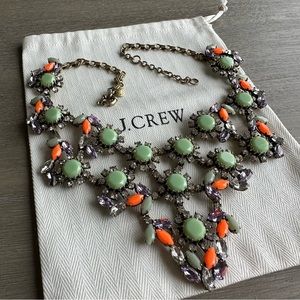 J. Crew Rhinestone Bib Necklace